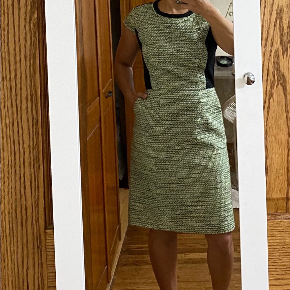 Halogen tweed work or party dress with pockets!!